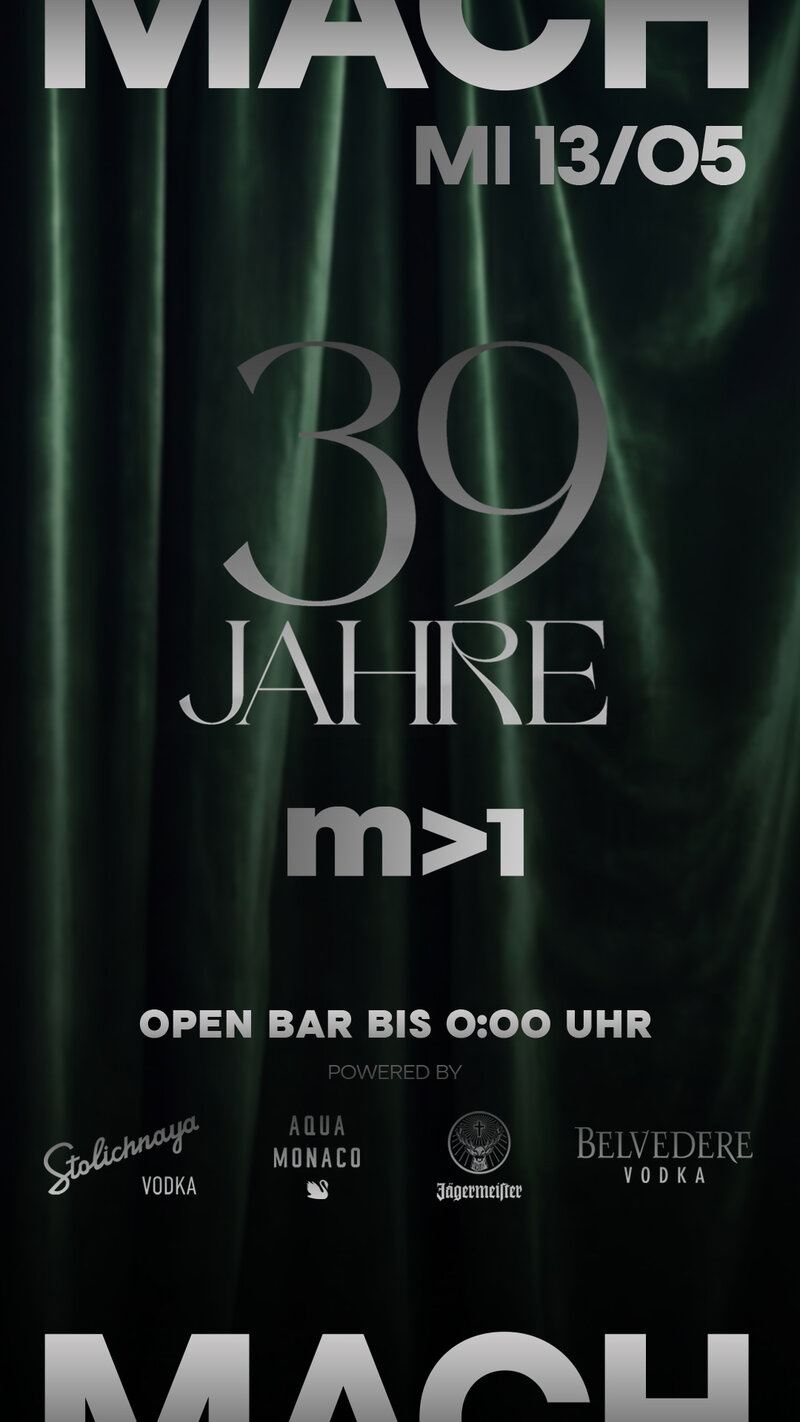 39 Jahre Mach1